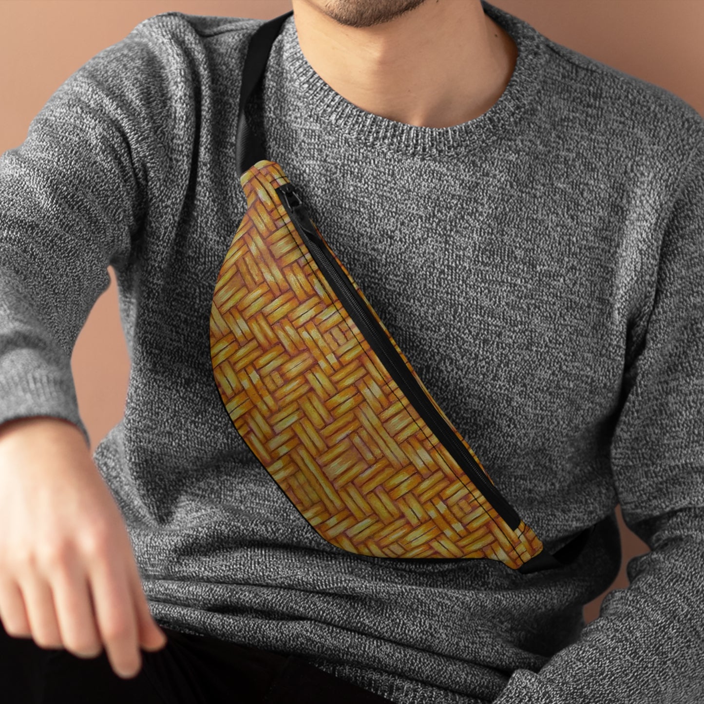 Fanny Pack, Native American Basketweave Design