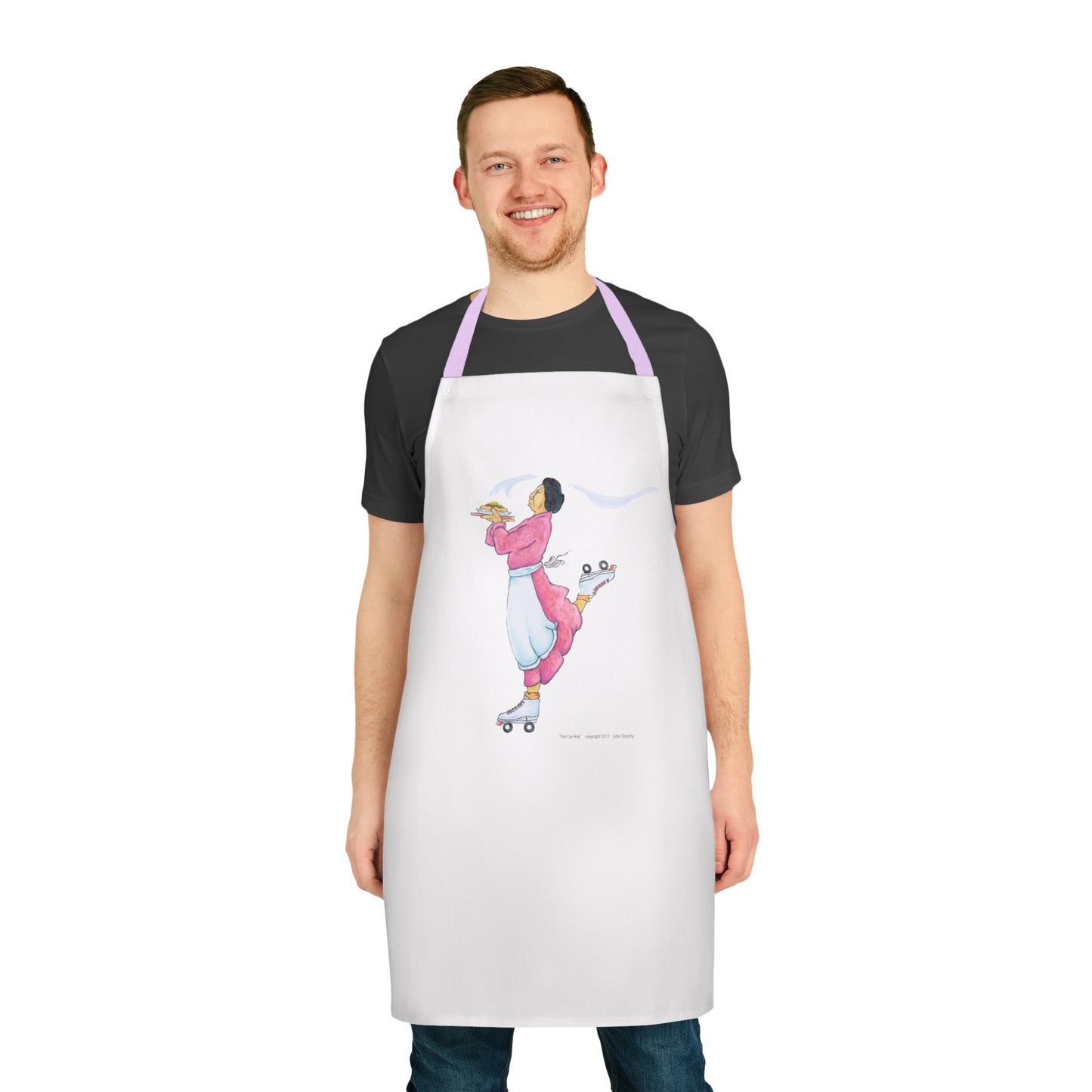 Apron, Rez Car Hop, Native American, Native Humor, Pop Art