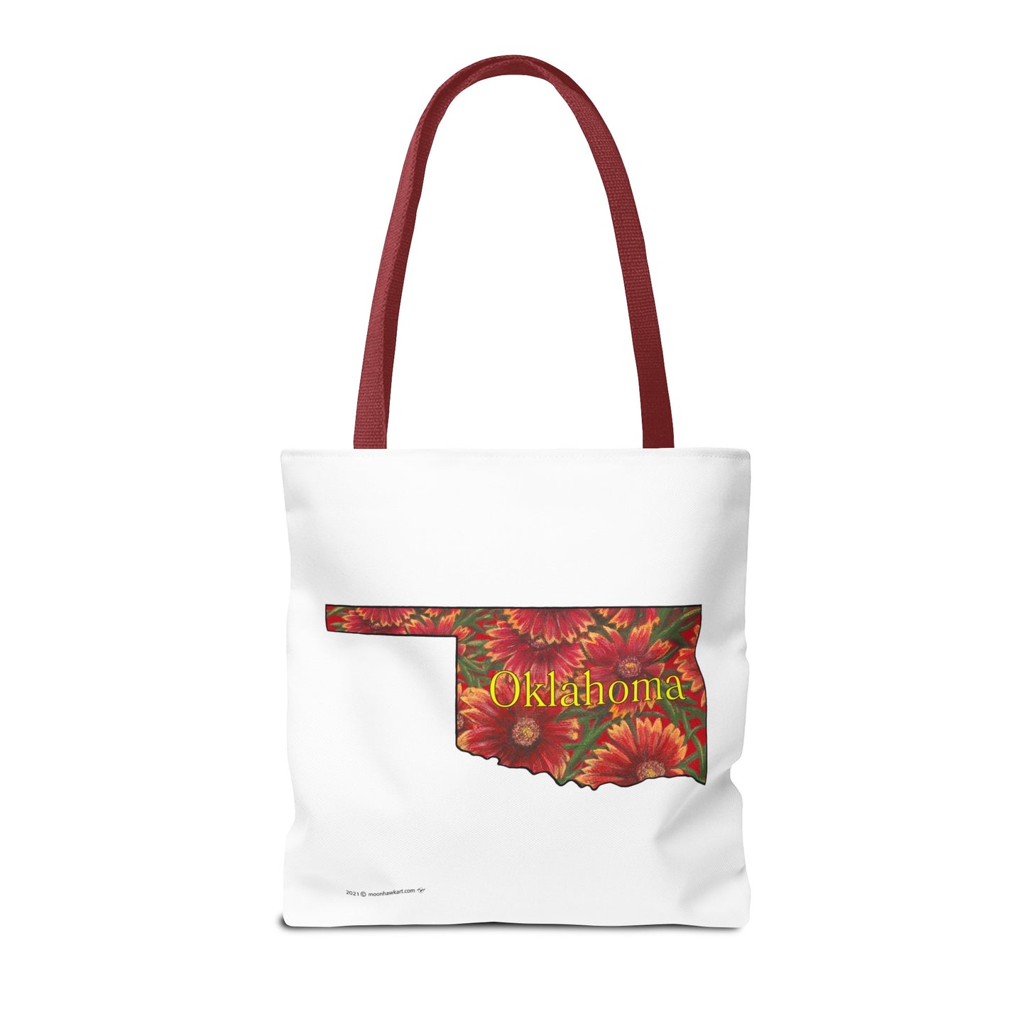 Oklahoma Indian Blanket, Tote Bag, Wildflowers, Book Bag, Oklahoma State Wildflower