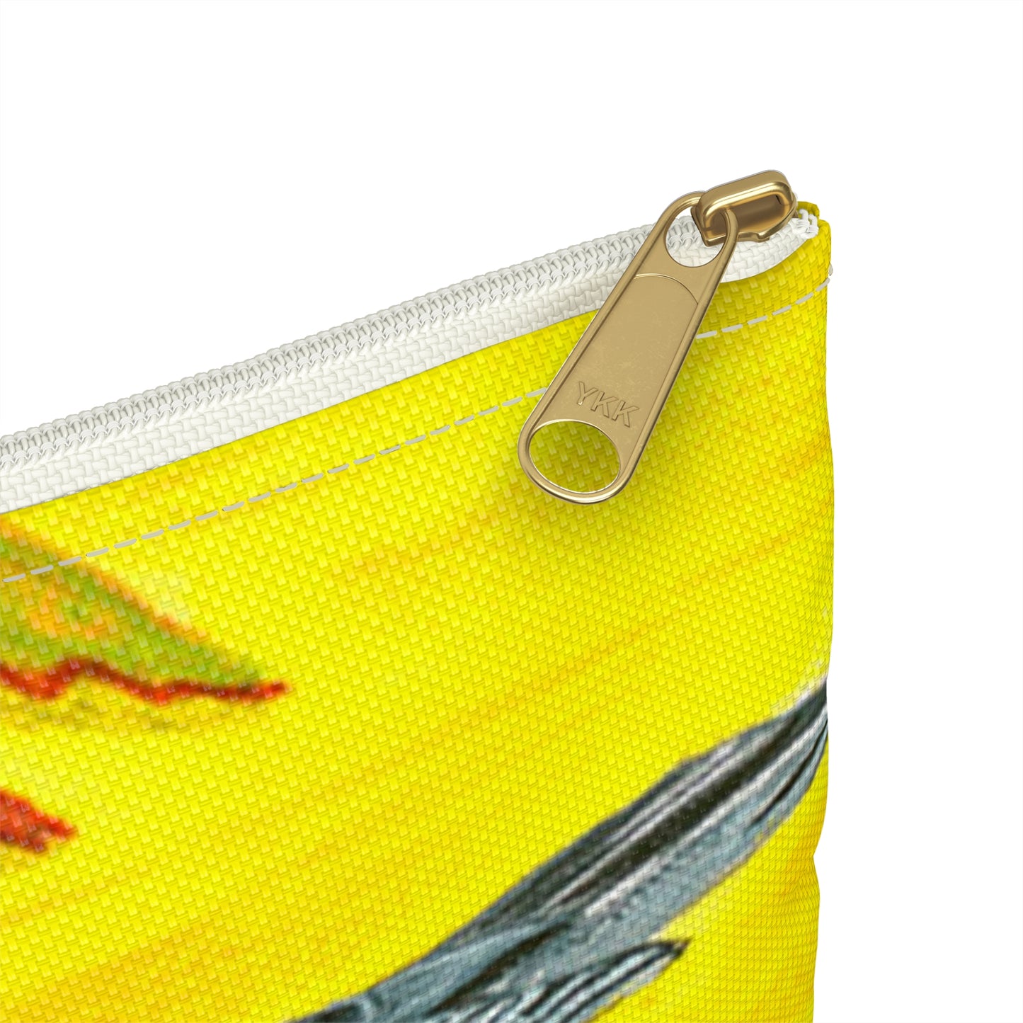 Accessory Pouch, Chickadee, Fall Theme, Yellow