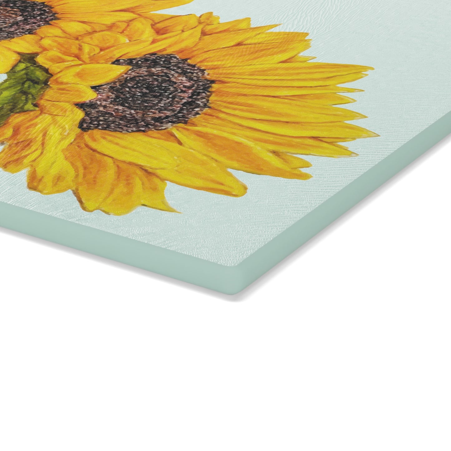 Glass Cutting Board, Kitchen Accessory, Sunflower Theme, Sunflower Art, Wildflowers, Oklahoma Wildflower, Yellow Floral