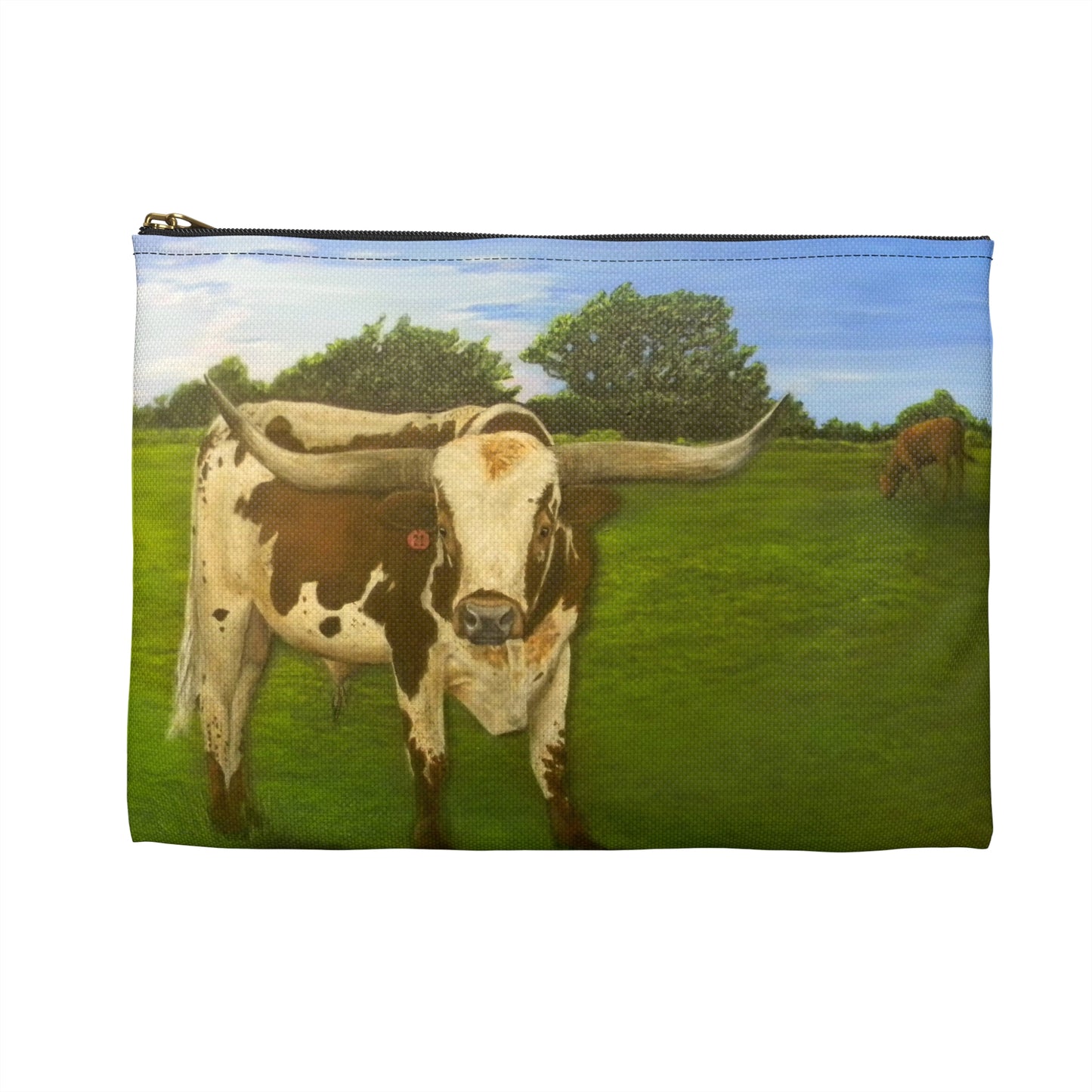 Accessory Pouch, Longhorn, Cattle, Ranch, Country Theme