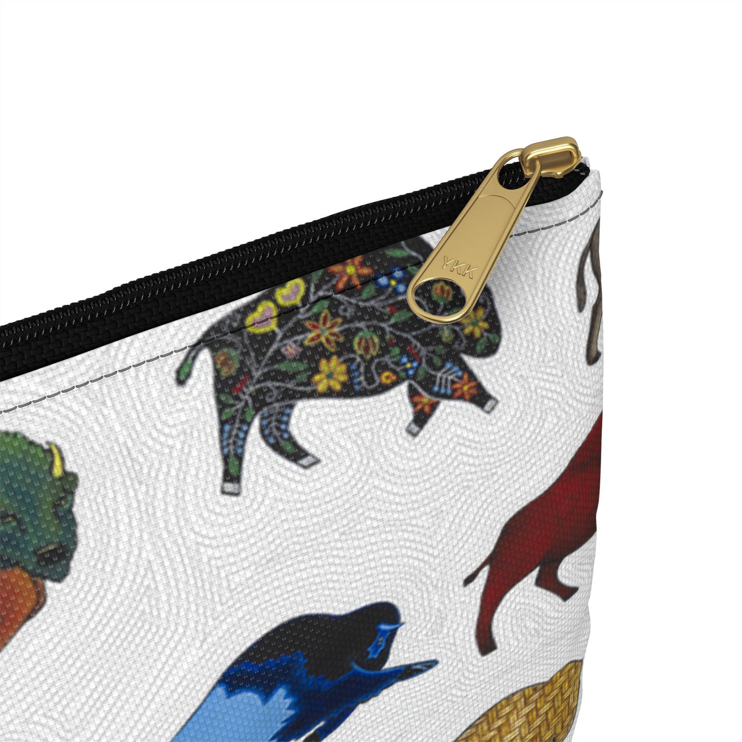 Accessory Pouch, Bison, Buffalo, Transition, Native American Art