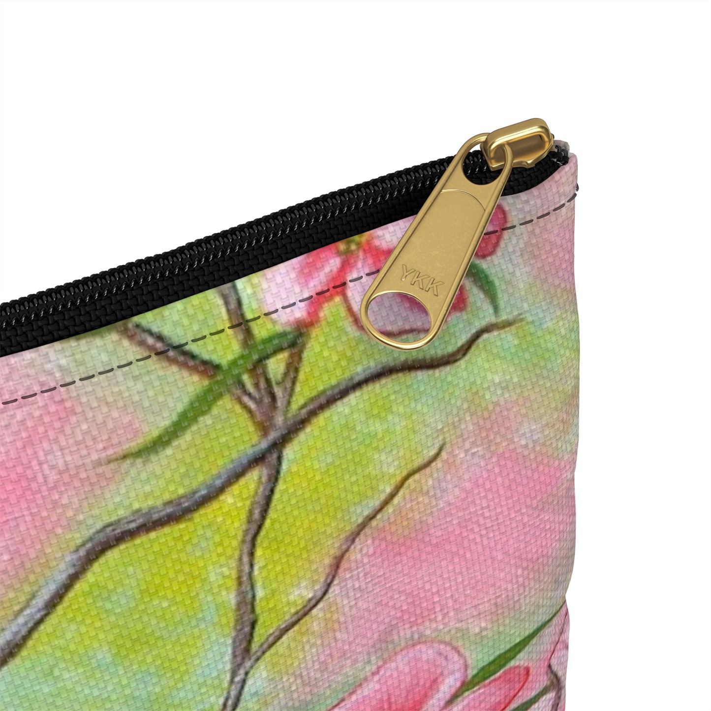 Accessory Pouch, Eastern Bluebird, Dogwood, Pretty In Pink, Wild Bird, Songbird, Oklahoma
