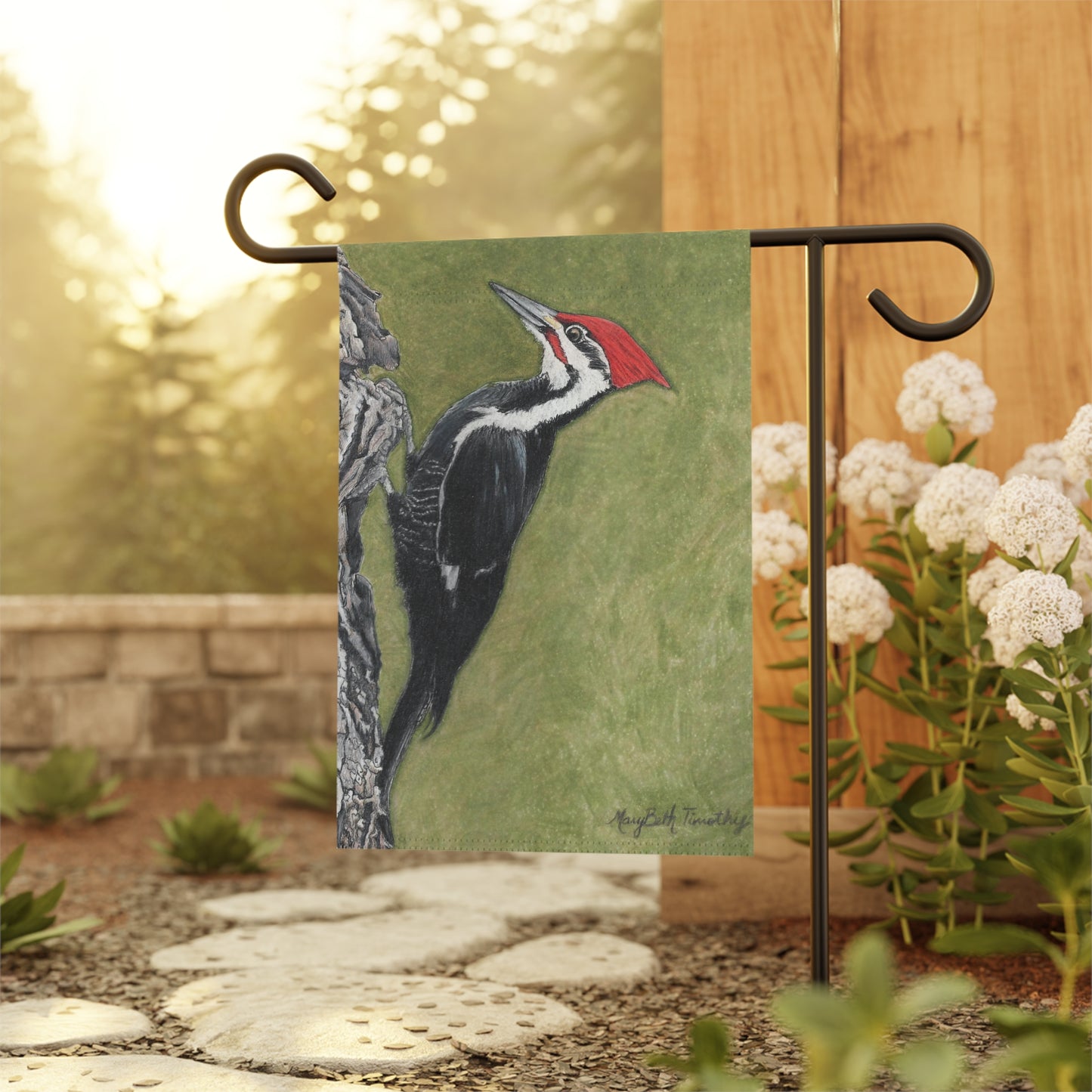 Garden & House Banner, Pileated Woodpecker