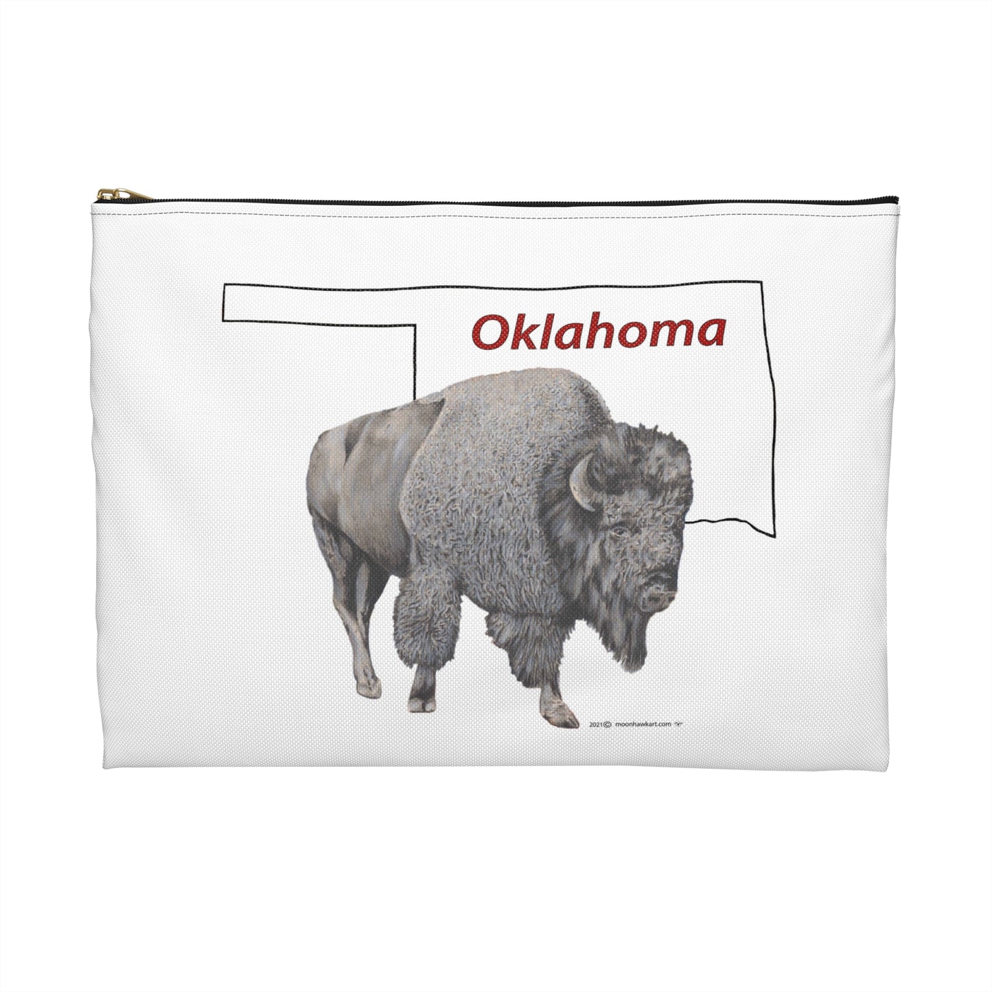 Accessory Pouch, Oklahoma Bison, Native American