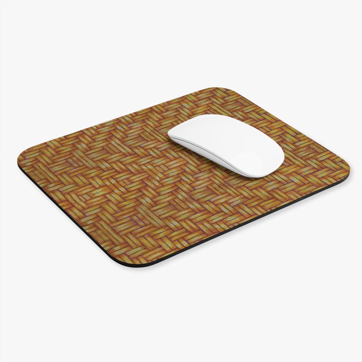 Mouse Pad, Basketweave Design, Native American, Southeast Style, Indigenous, Oklahoma