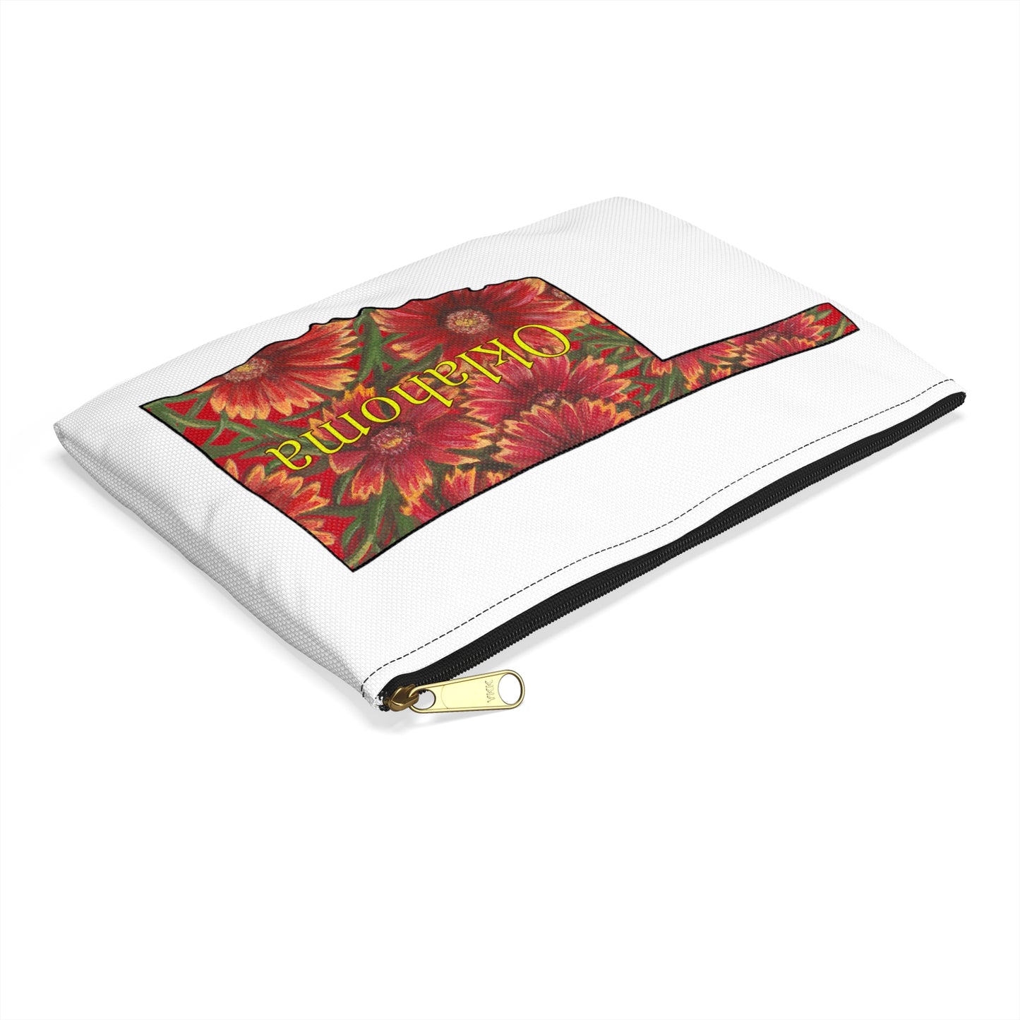 Accessory Pouch, Oklahoma, Indian Blanket, Oklahoma State Wildflower