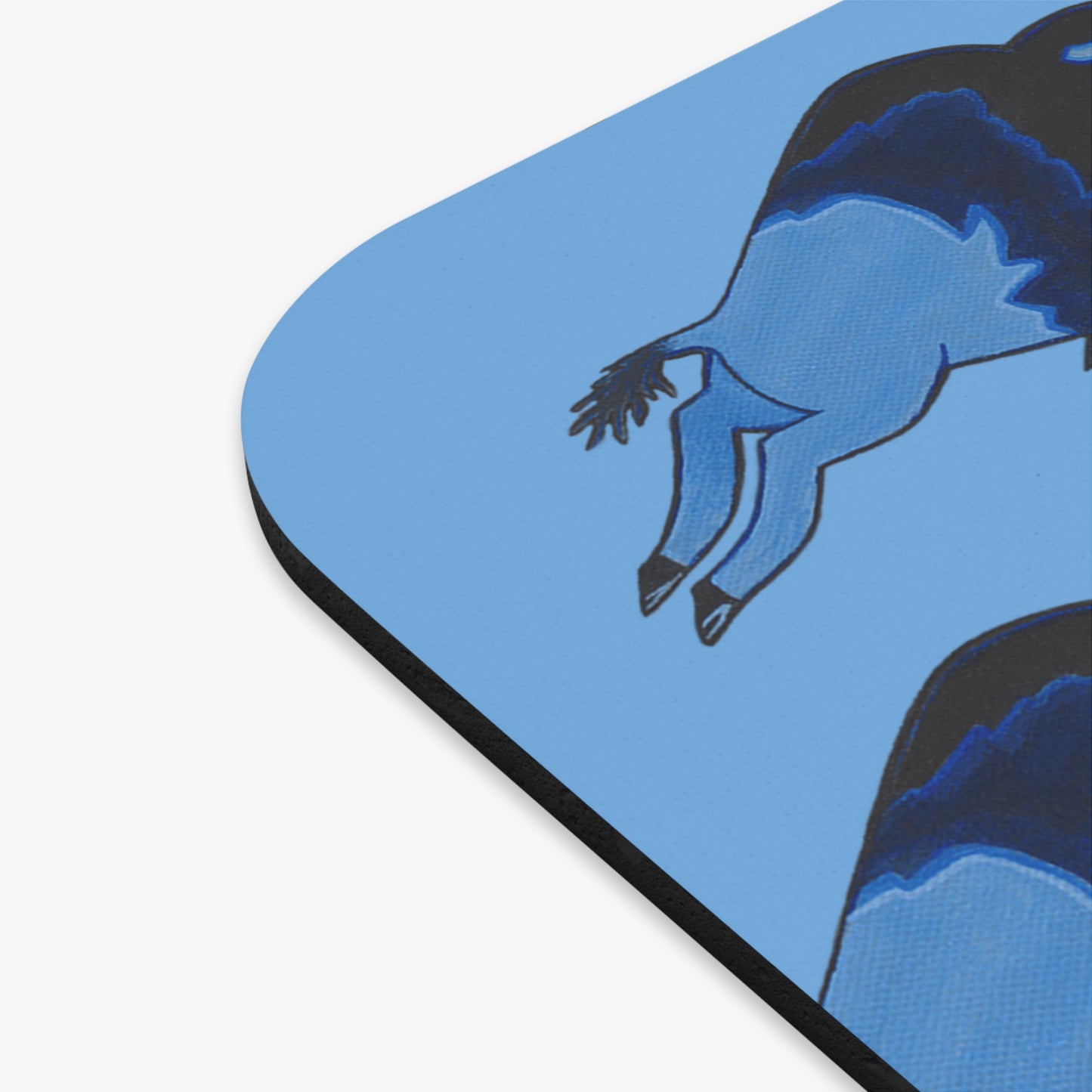 Mouse Pad, Blue Bison, Native American
