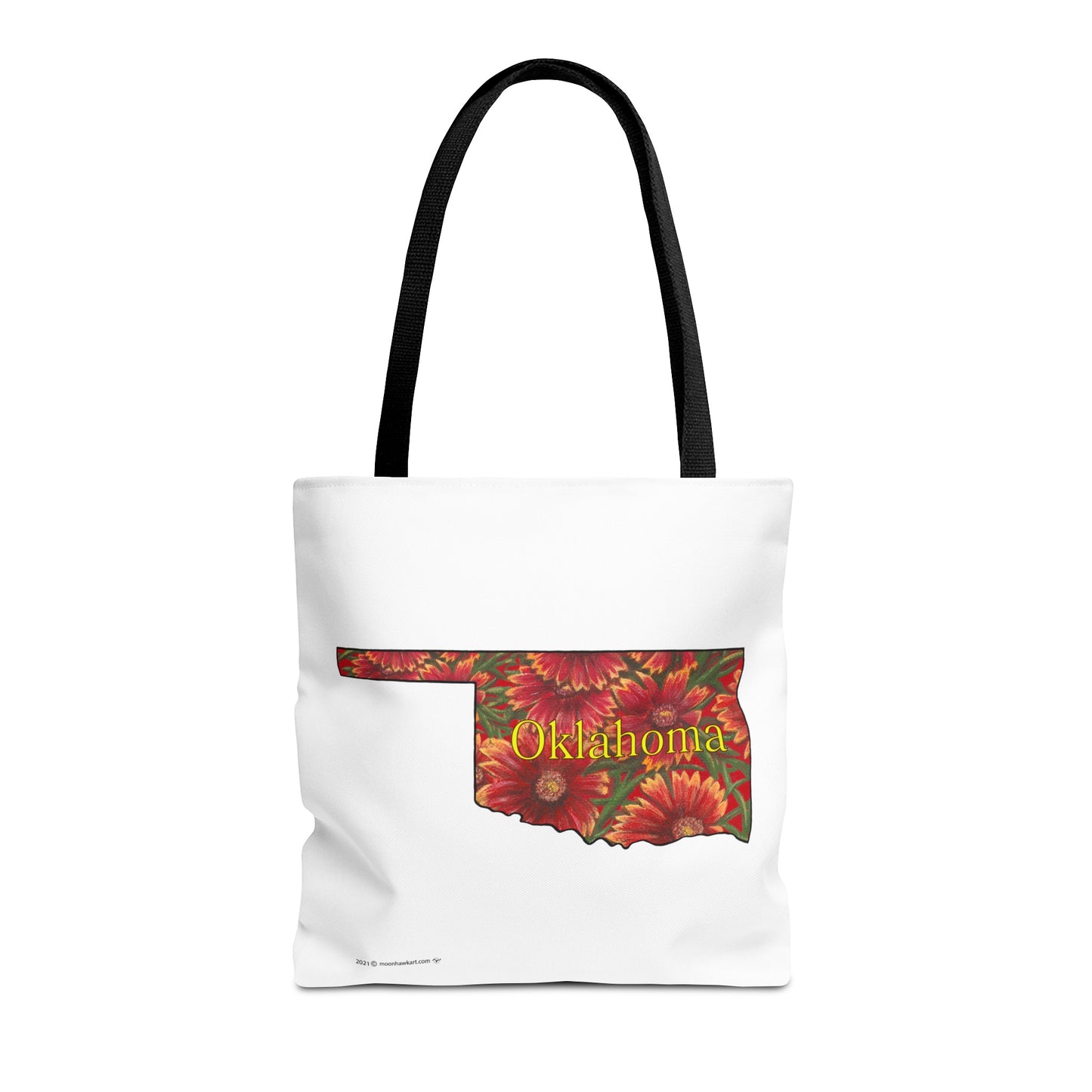 Oklahoma Indian Blanket, Tote Bag, Wildflowers, Book Bag, Oklahoma State Wildflower
