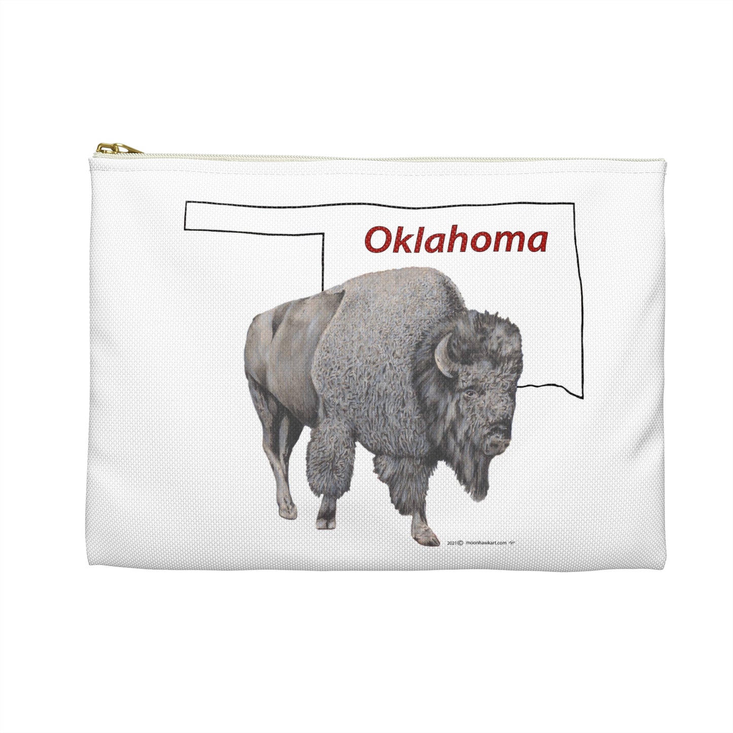 Accessory Pouch, Oklahoma Bison, Native American