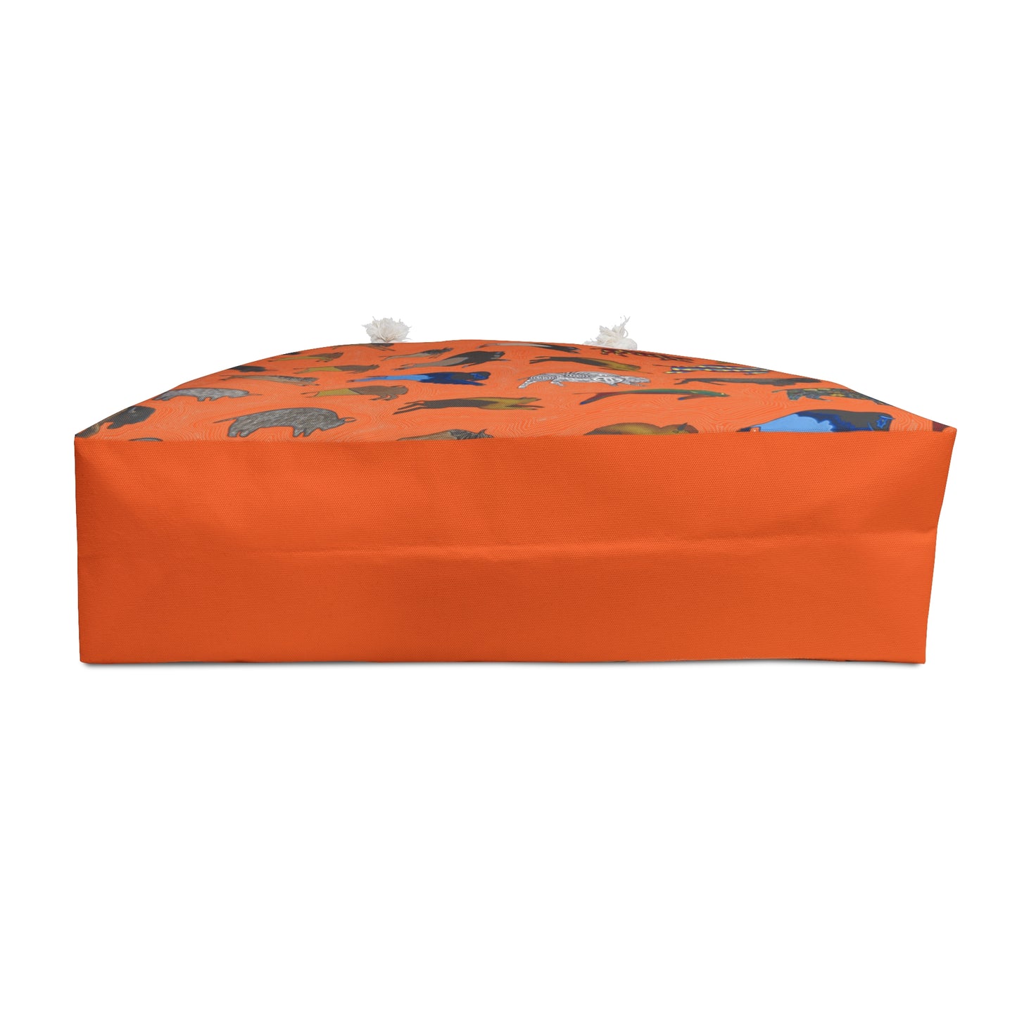 Weekender Bag, Orange, Bison Transition, Buffalo, Native American, PowWow Tote
