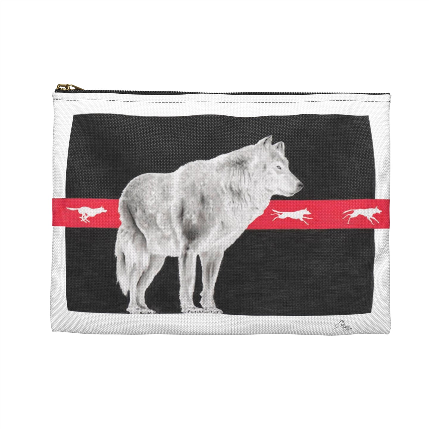 Accessory Pouch, Wolf, Believing is Seeing, Native American
