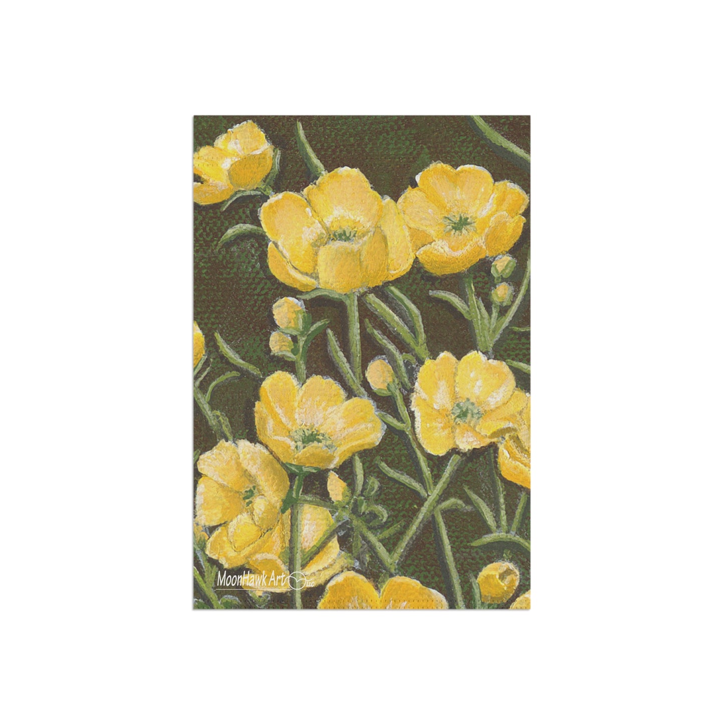 Garden & House Banner, Buttercups Floral