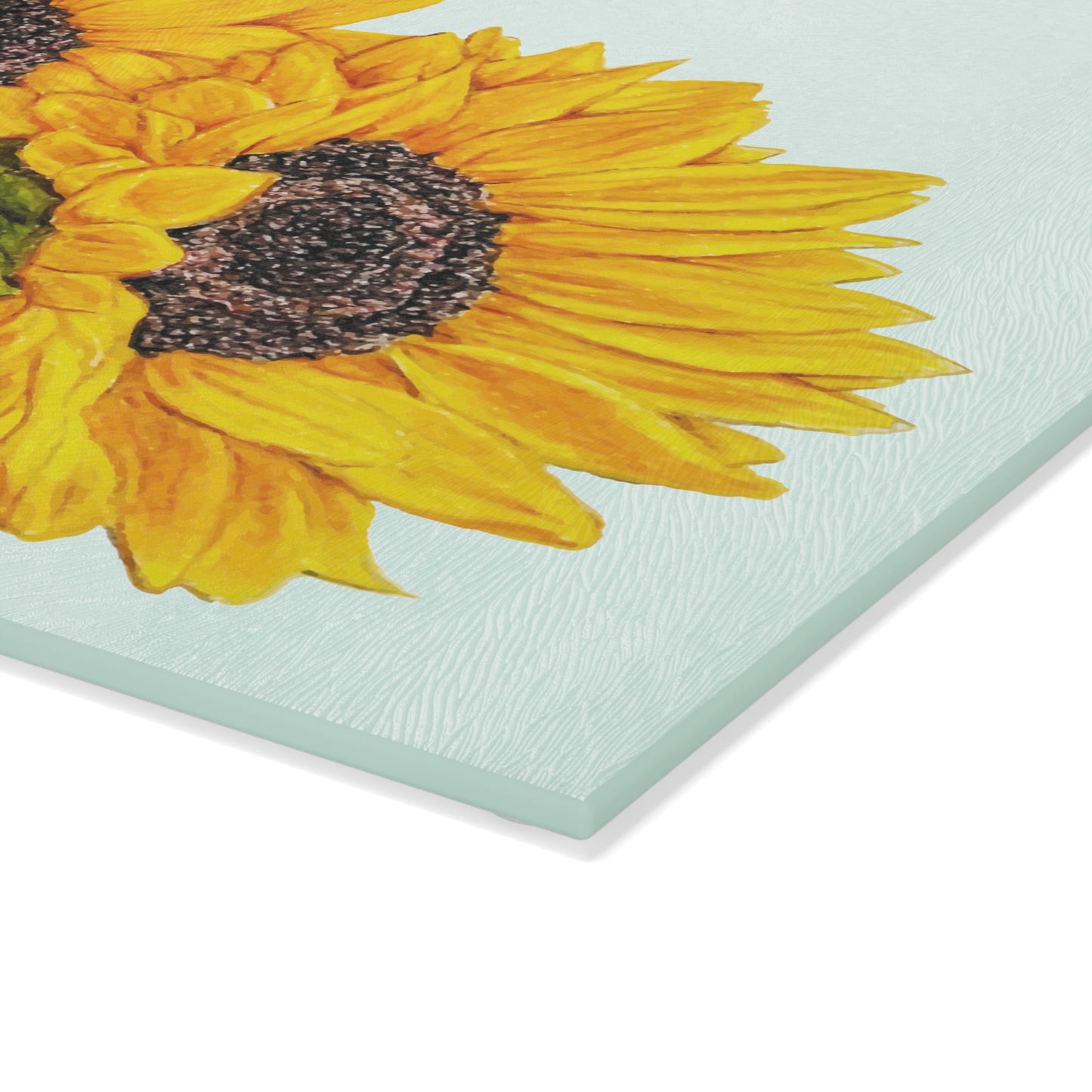 Glass Cutting Board, Kitchen Accessory, Sunflower Theme, Sunflower Art, Wildflowers, Oklahoma Wildflower, Yellow Floral
