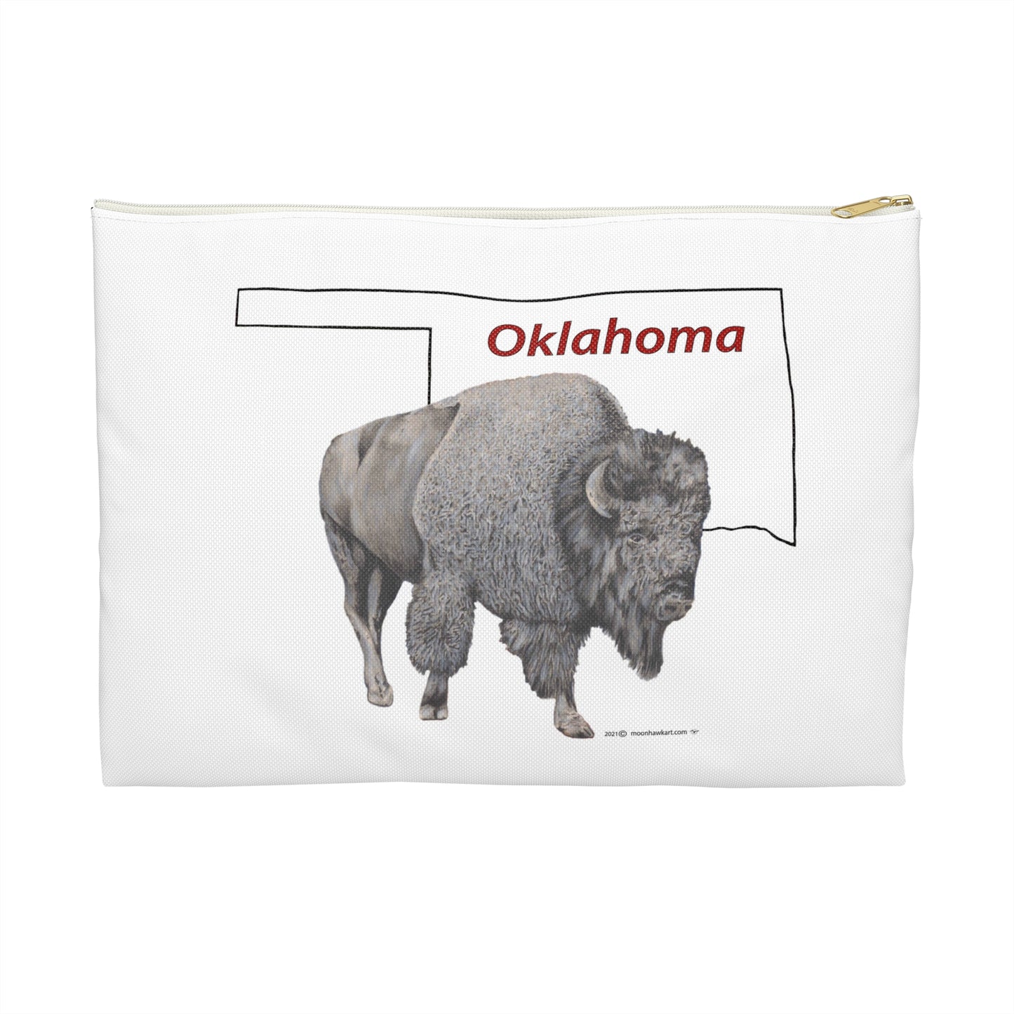Accessory Pouch, Oklahoma Bison, Native American