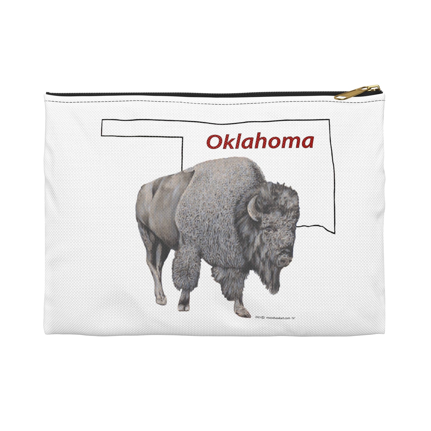 Accessory Pouch, Oklahoma Bison, Native American
