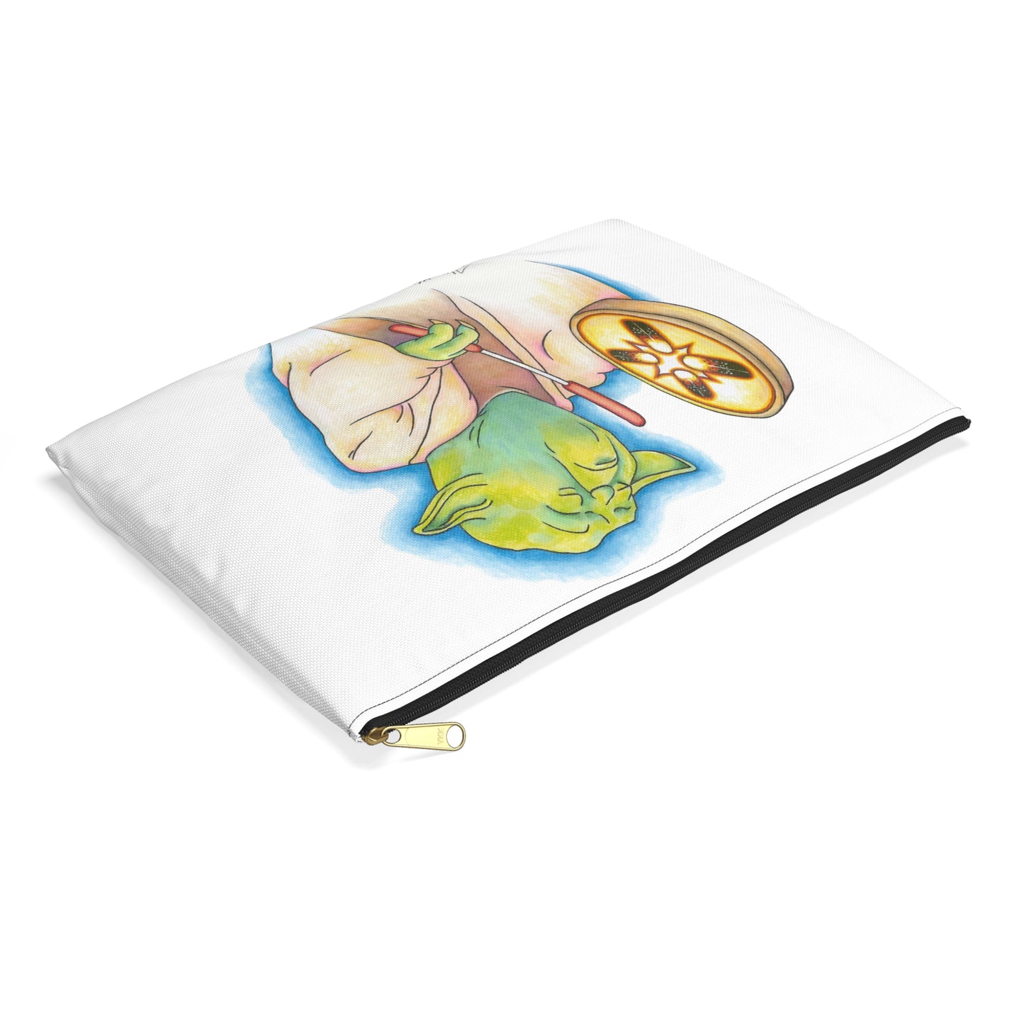 Accessory Pouch, Song From Long Ago, Alien Playing Native Hand Drum, Native American, Native Humor, Pop Art
