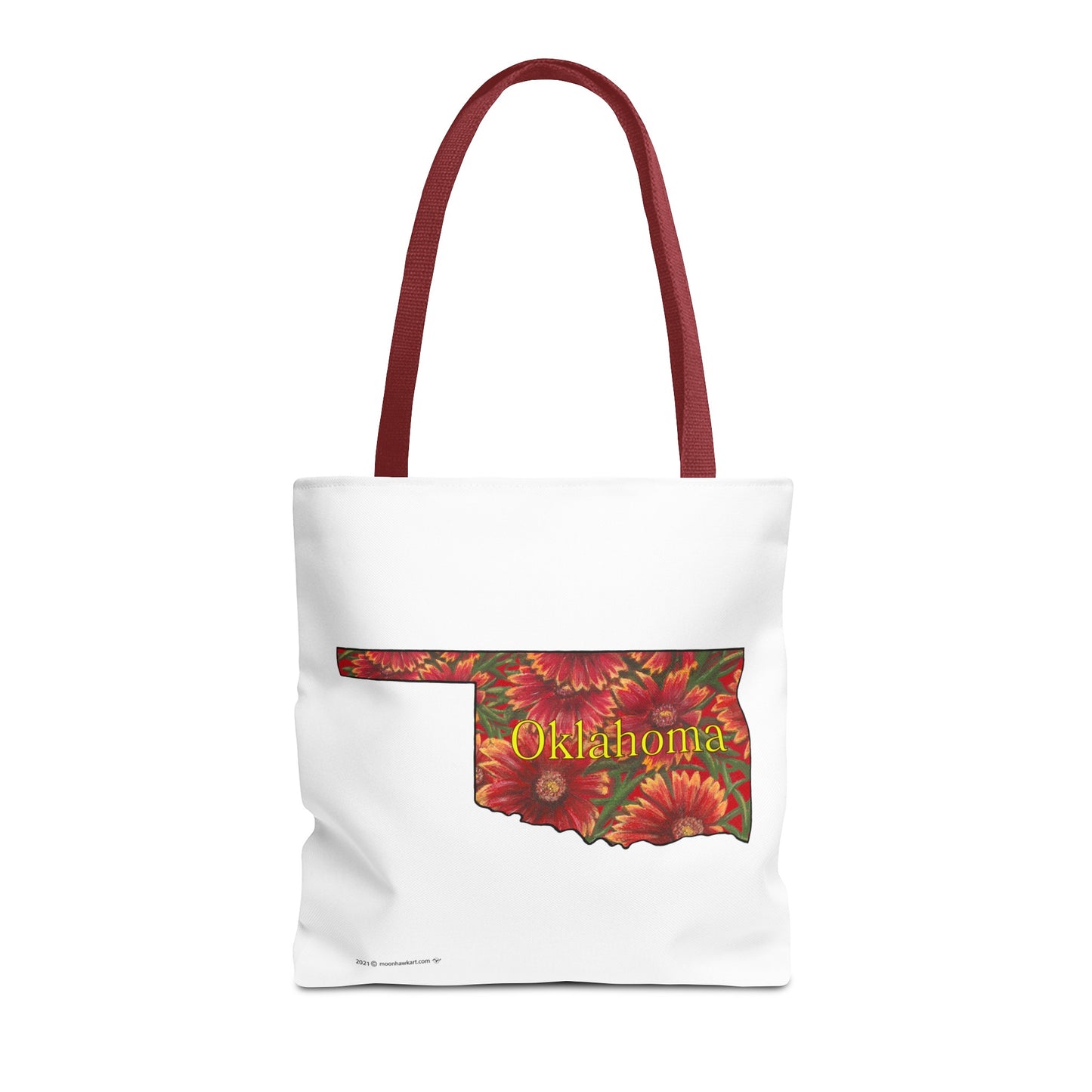 Oklahoma Indian Blanket, Tote Bag, Wildflowers, Book Bag, Oklahoma State Wildflower