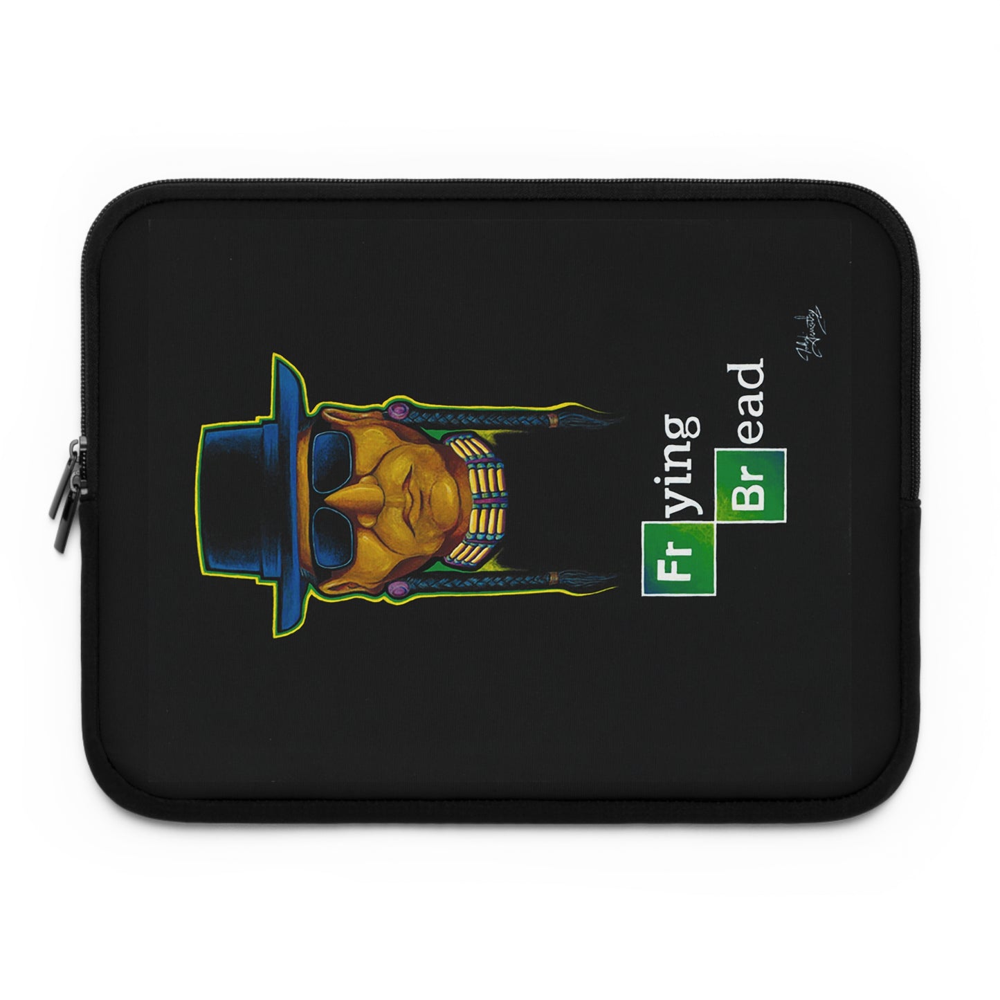 Laptop Sleeve, Walter Red, Frying Bread, Native American, Native Humor, Native Pop Art