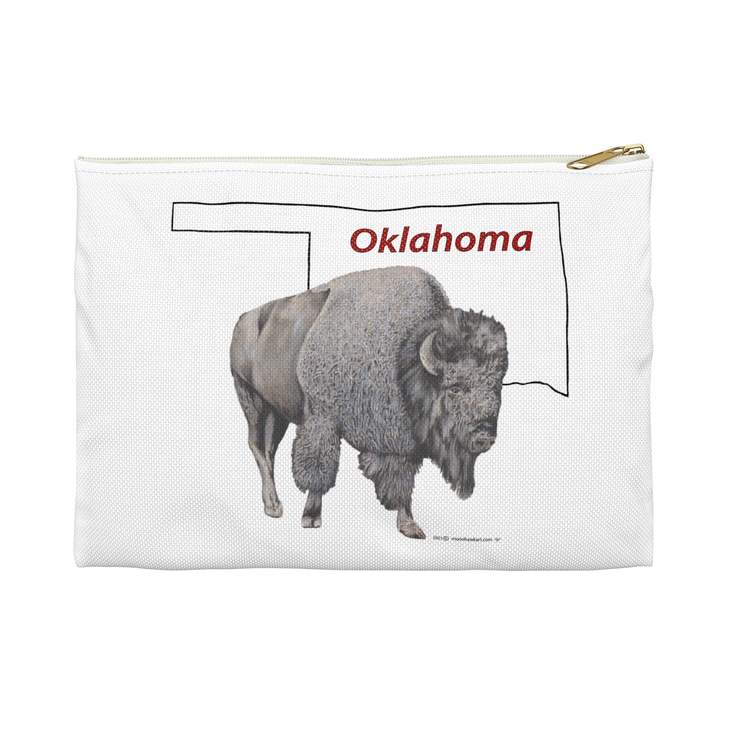 Accessory Pouch, Oklahoma Bison, Native American