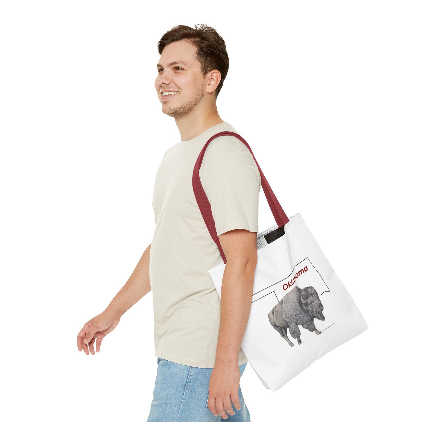 Oklahoma Bison Tote Bag