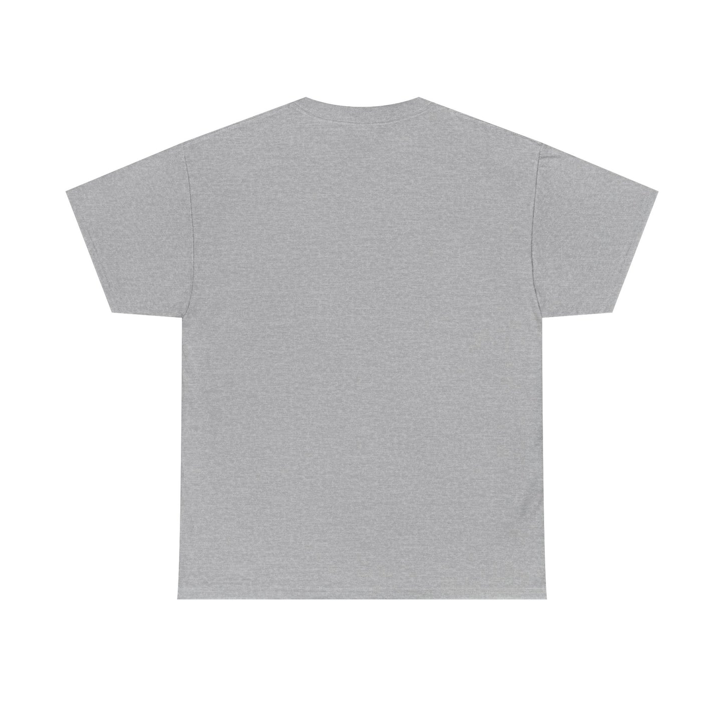 Unisex Heavy Cotton Tee, Native Beaded Floral Bison Design