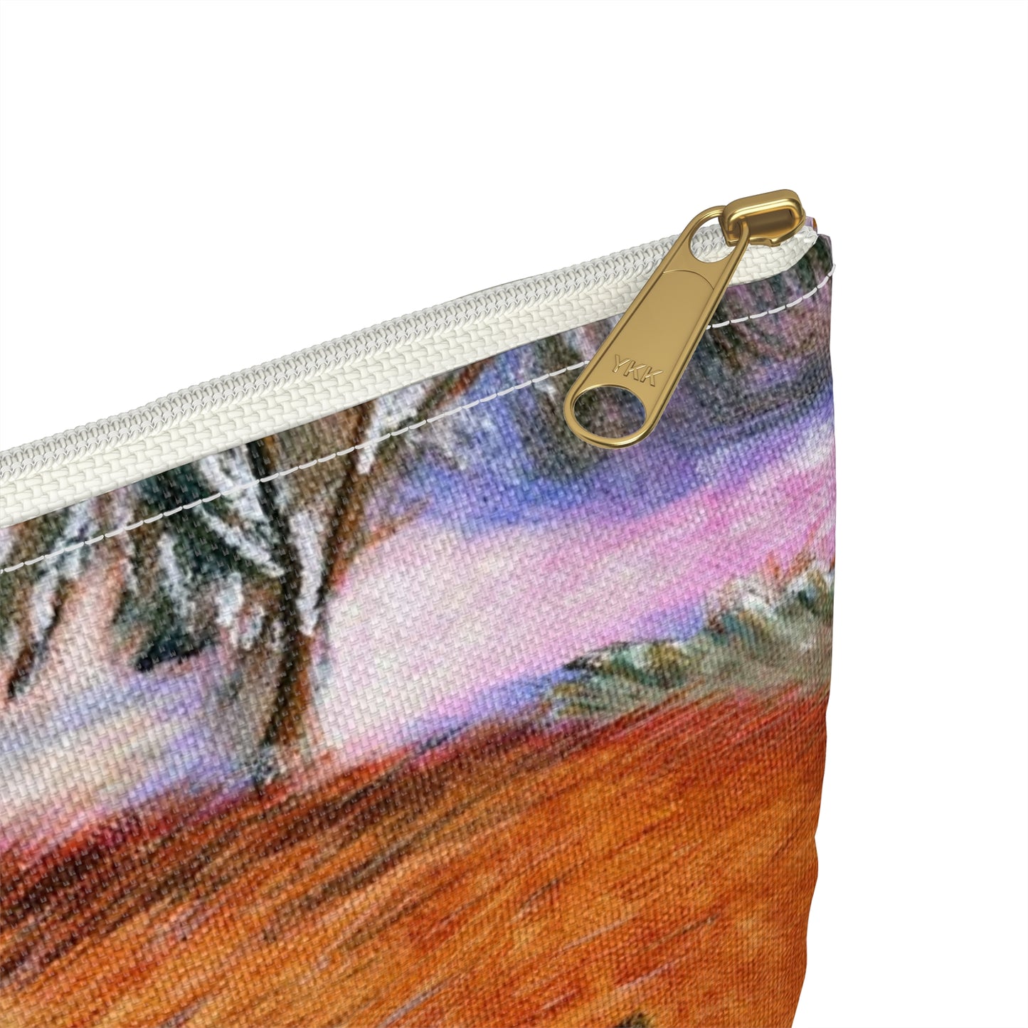 Accessory Pouch, Red Foxes, Brothers, Winter Scene