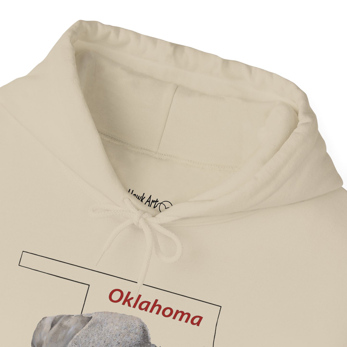 Unisex Heavy Blend™ Hooded Sweatshirt, Oklahoma, Bison