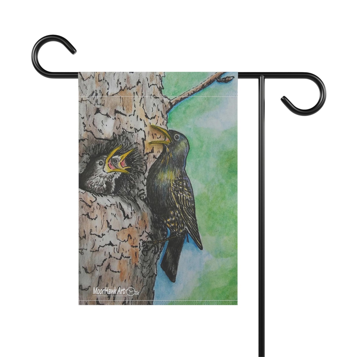 Garden & House Banner, My Darling Starlings