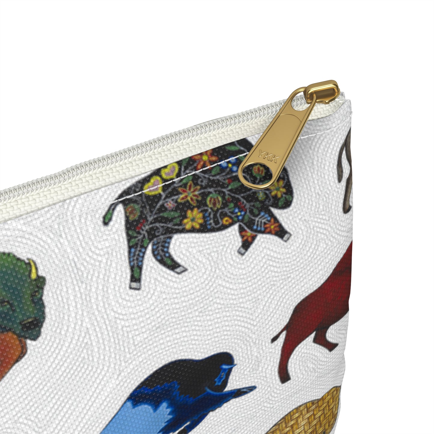 Accessory Pouch, Bison, Buffalo, Transition, Native American Art
