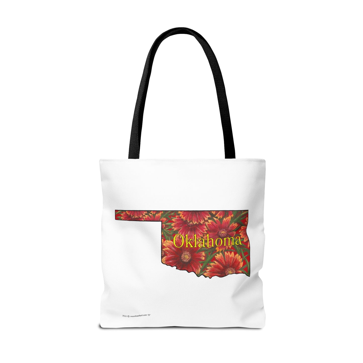 Oklahoma Indian Blanket, Tote Bag, Wildflowers, Book Bag, Oklahoma State Wildflower