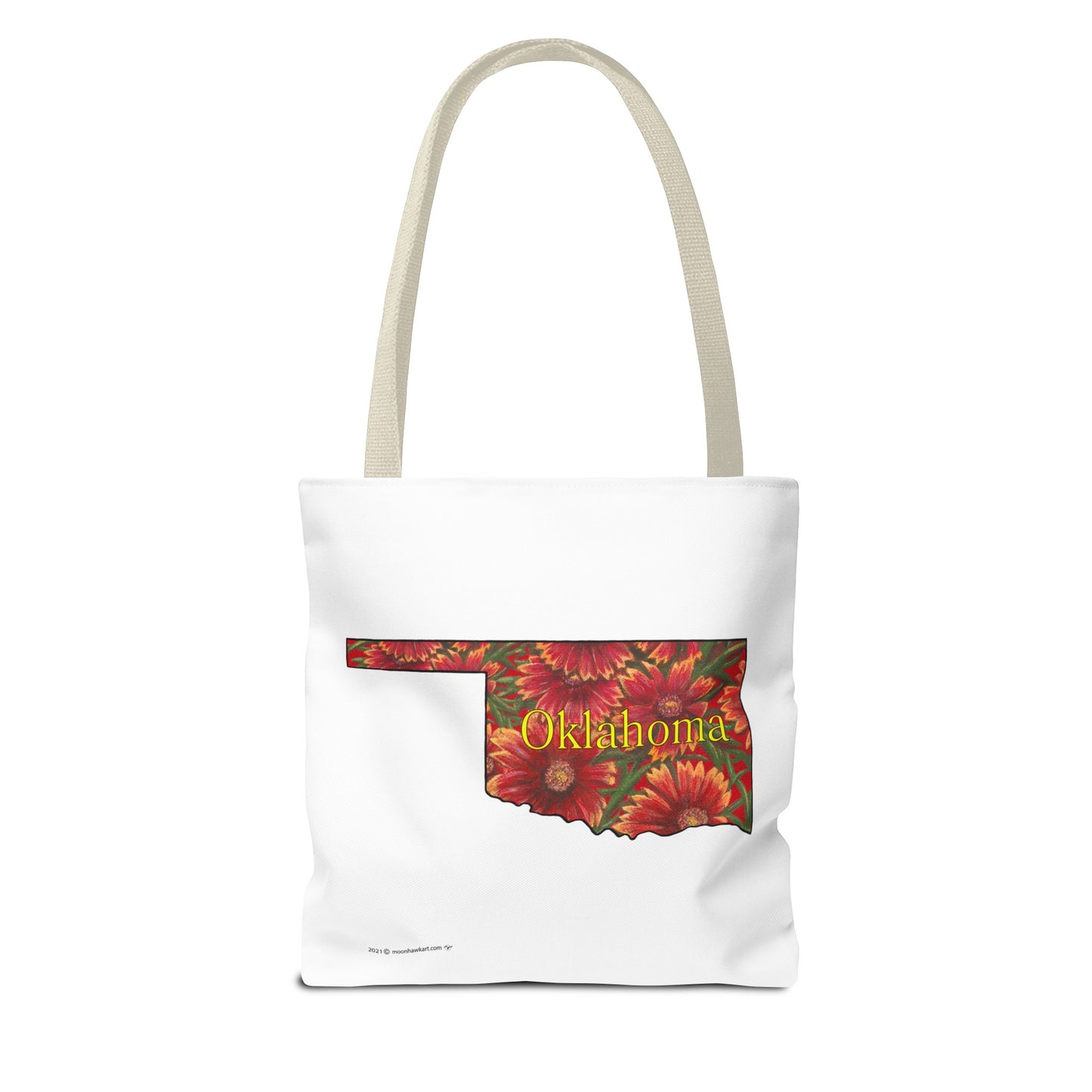 Oklahoma Indian Blanket, Tote Bag, Wildflowers, Book Bag, Oklahoma State Wildflower