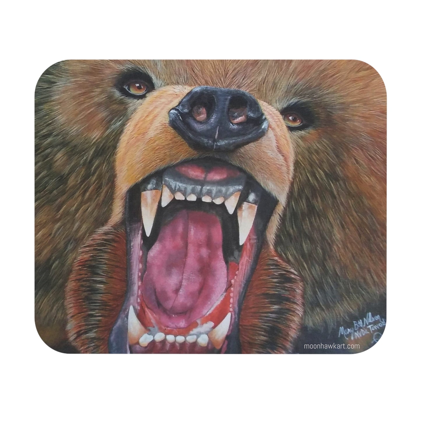 Mouse Pad (Rectangle), Bear Clan, Cherokee, Native American