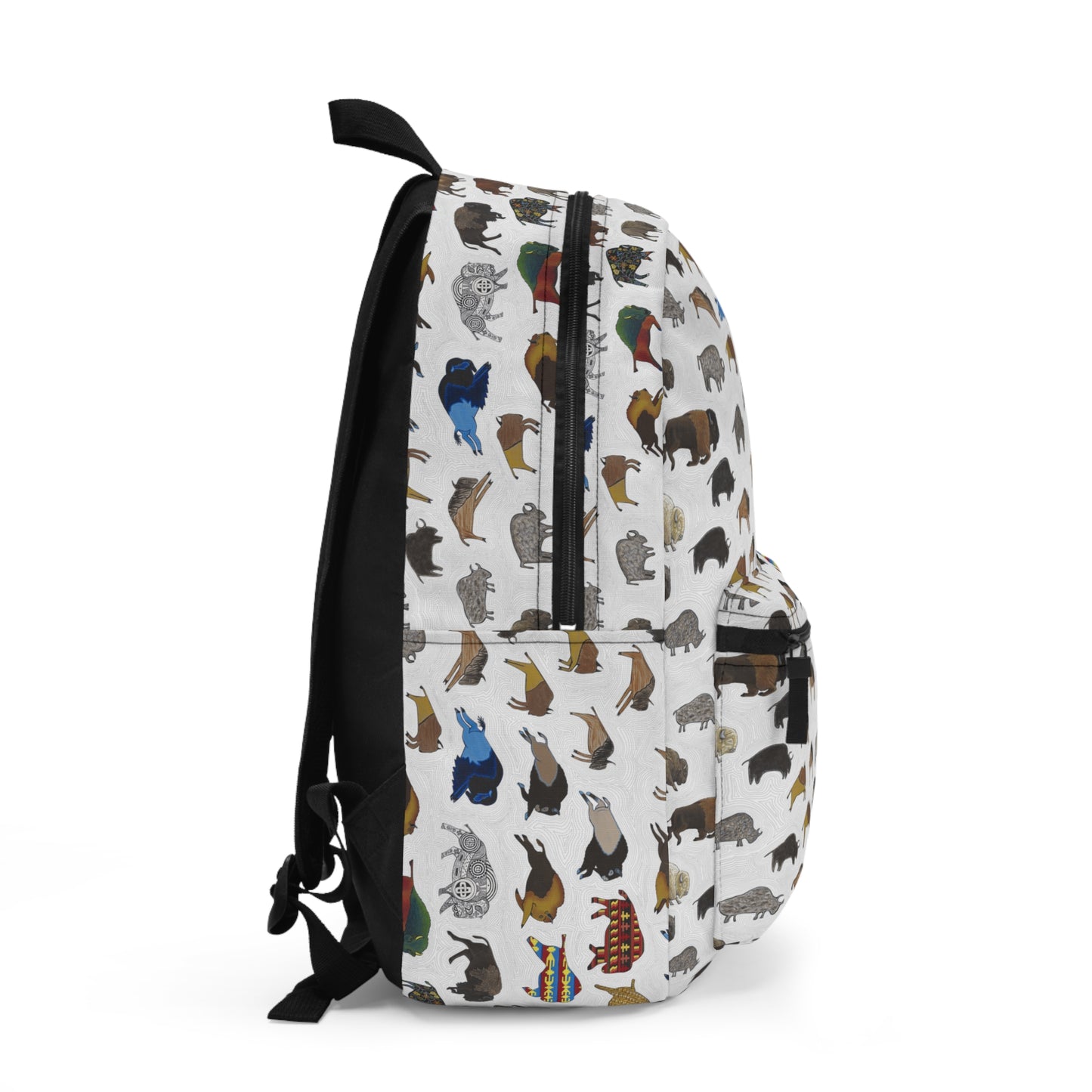 Backpack, Bison Transition, Buffalo, Native American, Back To School, Camping, Hiking