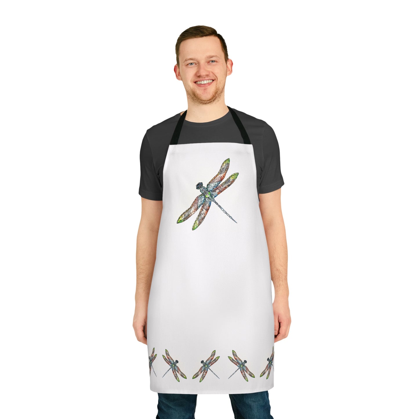 Apron with Dragonflies
