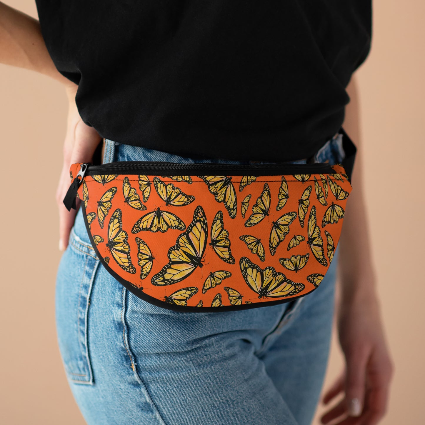 Fanny Pack, Monarch, Butterfly, Kamama