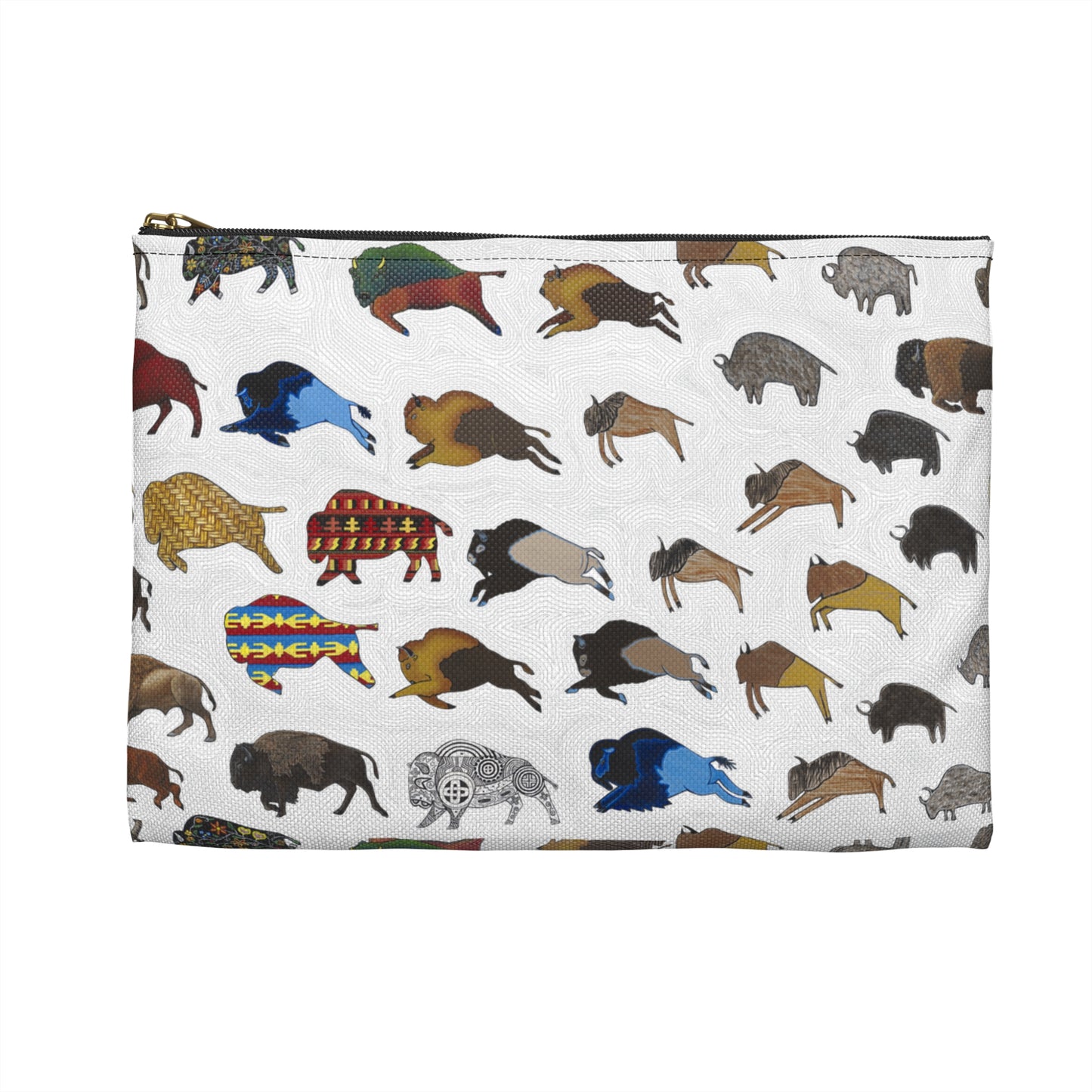 Accessory Pouch, Bison, Buffalo, Transition, Native American Art