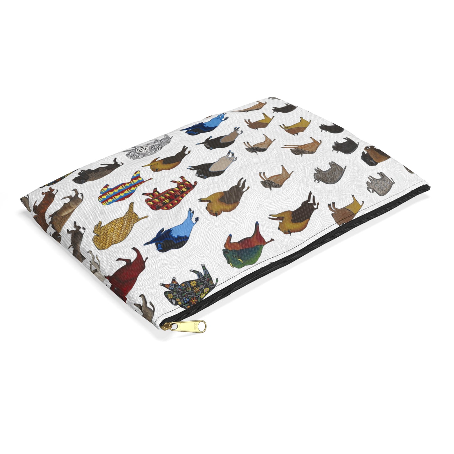 Accessory Pouch, Bison, Buffalo, Transition, Native American Art