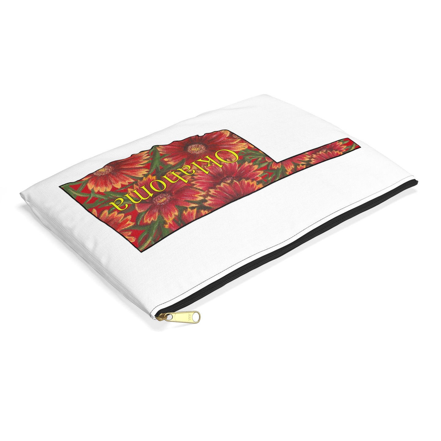Accessory Pouch, Oklahoma, Indian Blanket, Oklahoma State Wildflower