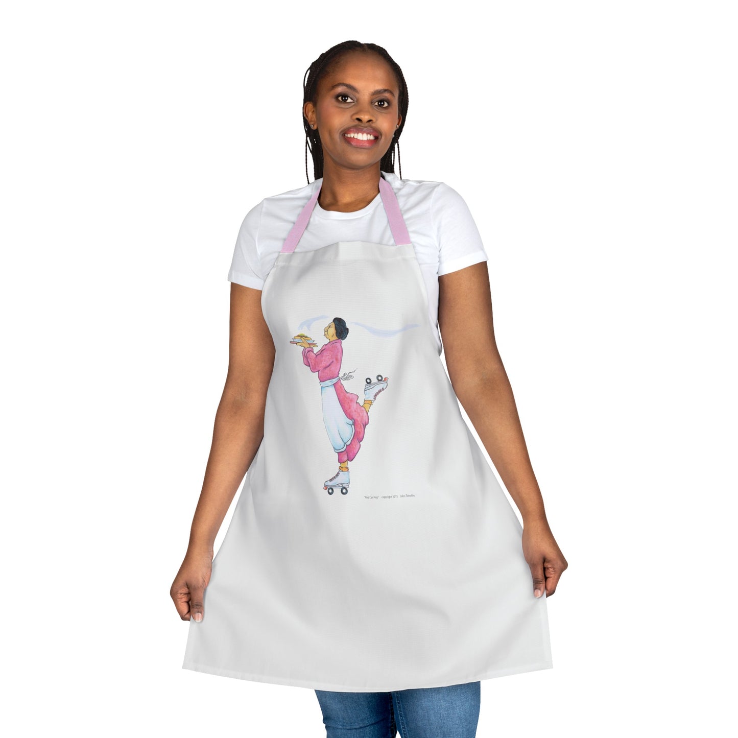 Apron, Rez Car Hop, Native American, Native Humor, Pop Art