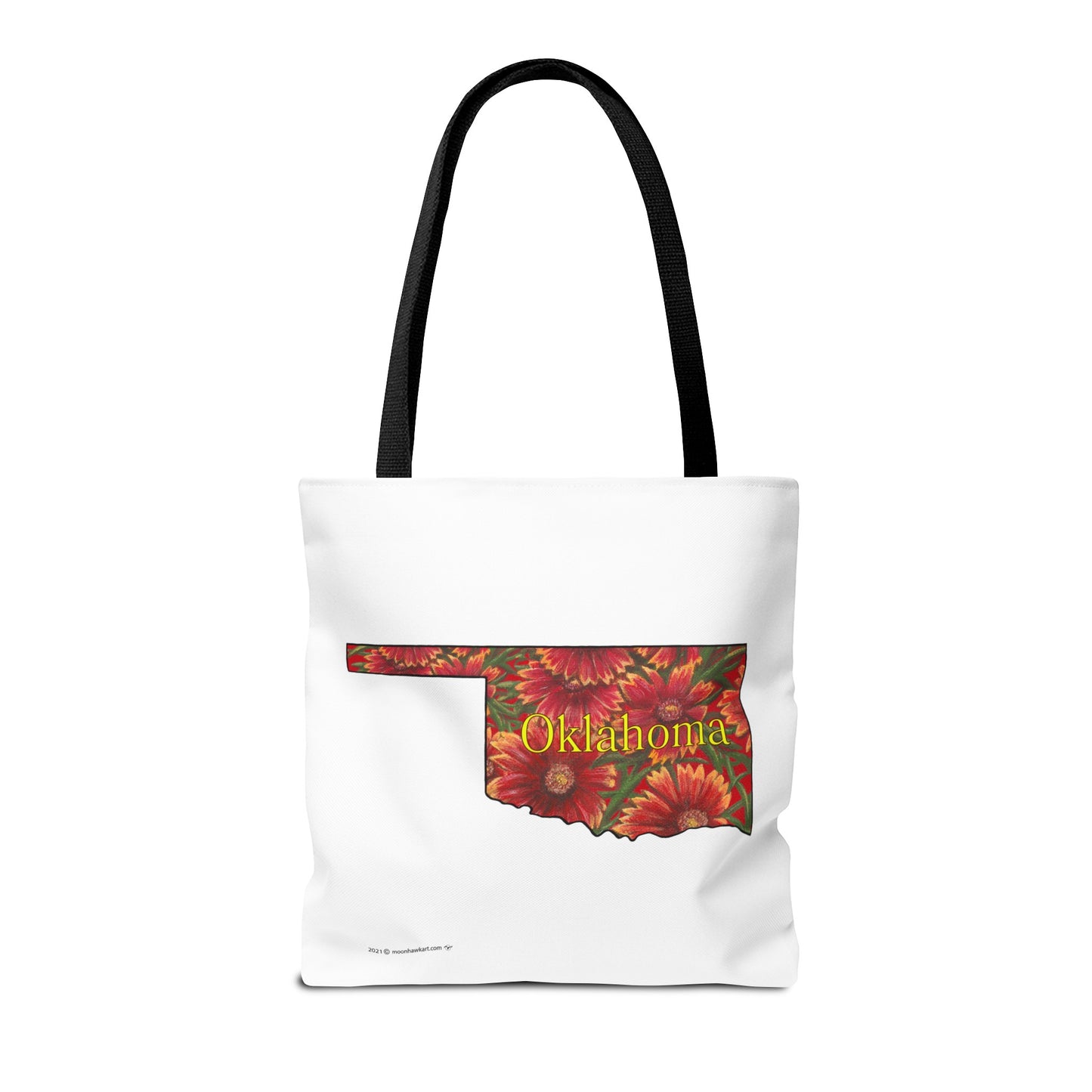 Oklahoma Indian Blanket, Tote Bag, Wildflowers, Book Bag, Oklahoma State Wildflower