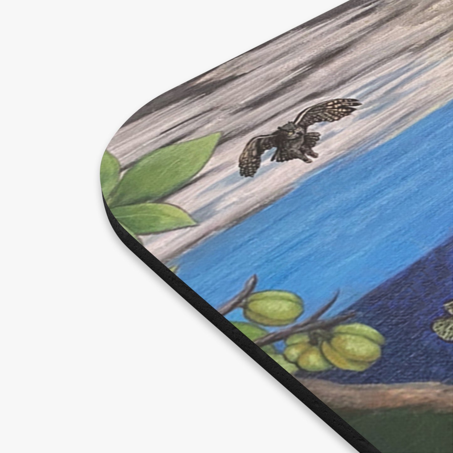 Mouse Pad - Spider Brings Fire - Cherokee Story Scene - Wildlife Scene Design for Eco-Lovers