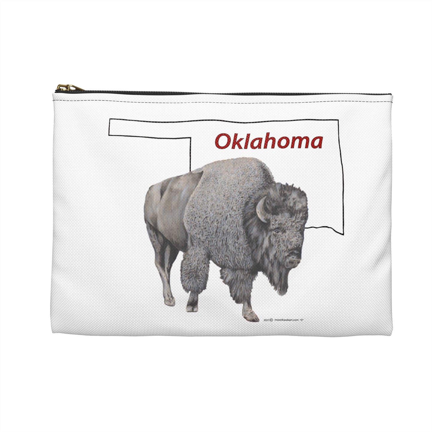 Accessory Pouch, Oklahoma Bison, Native American