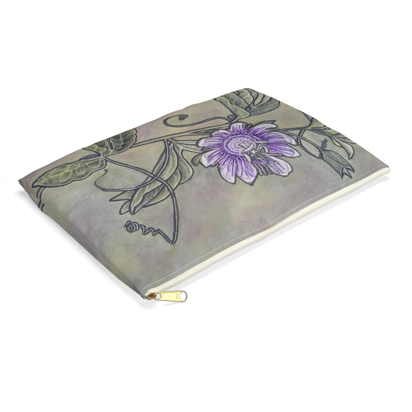 Accessory Pouch, Passion Flower, Passiflora, Maypop, Oklahoma Native, Wildflower