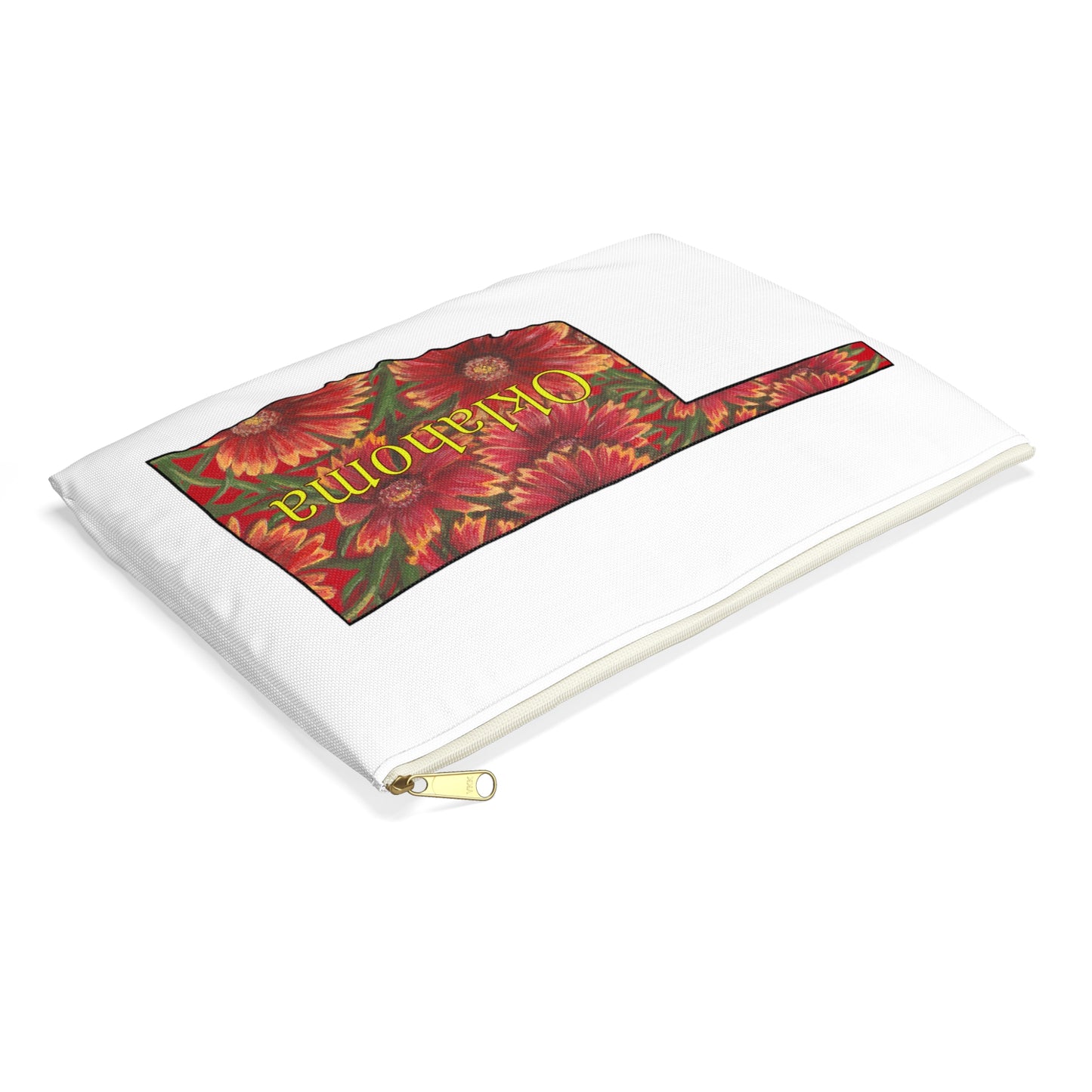 Accessory Pouch, Oklahoma, Indian Blanket, Oklahoma State Wildflower