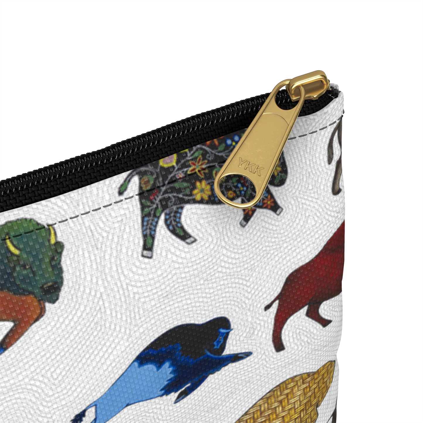 Accessory Pouch, Bison, Buffalo, Transition, Native American Art