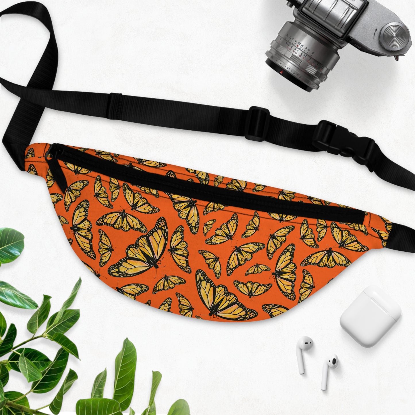 Fanny Pack, Monarch, Butterfly, Kamama
