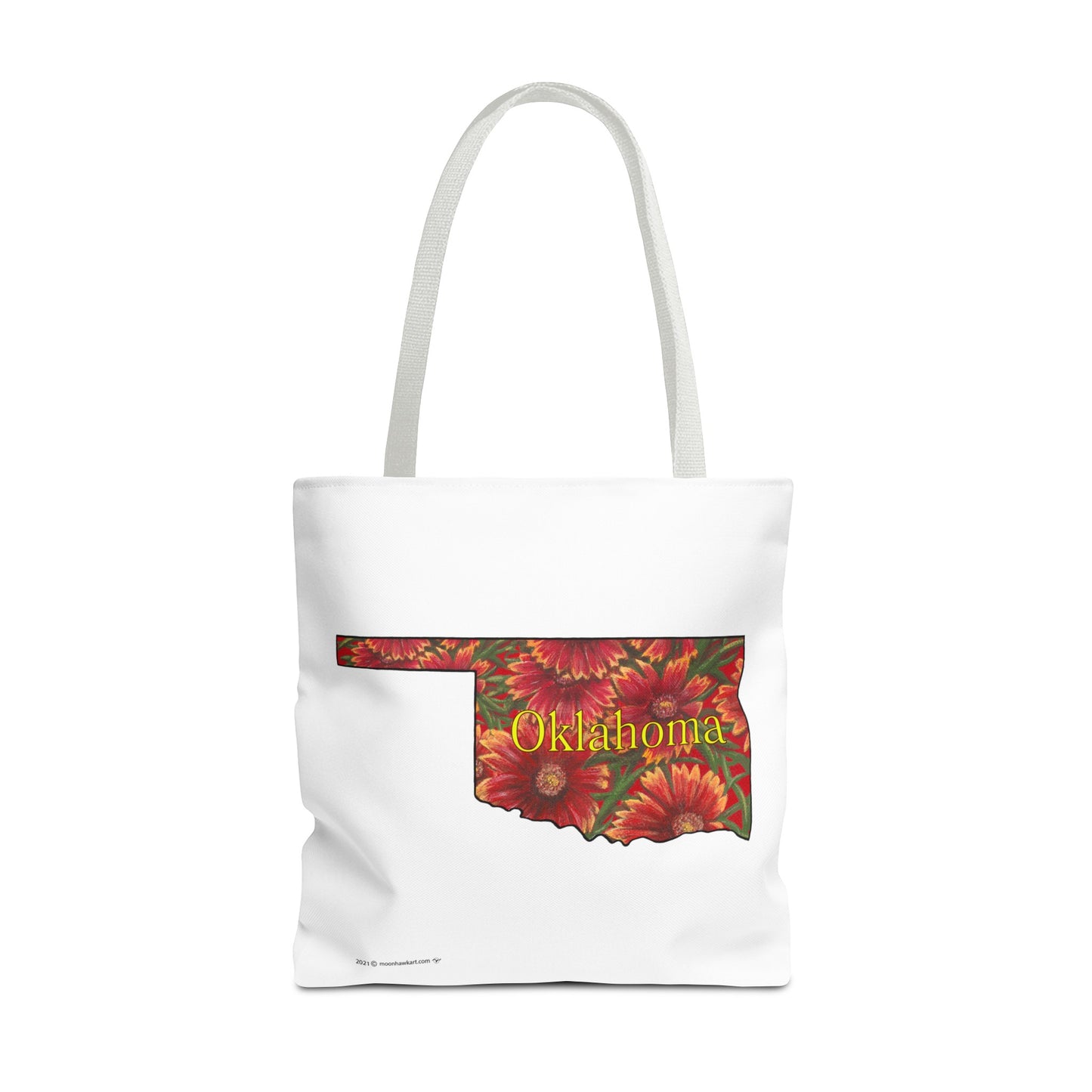 Oklahoma Indian Blanket, Tote Bag, Wildflowers, Book Bag, Oklahoma State Wildflower