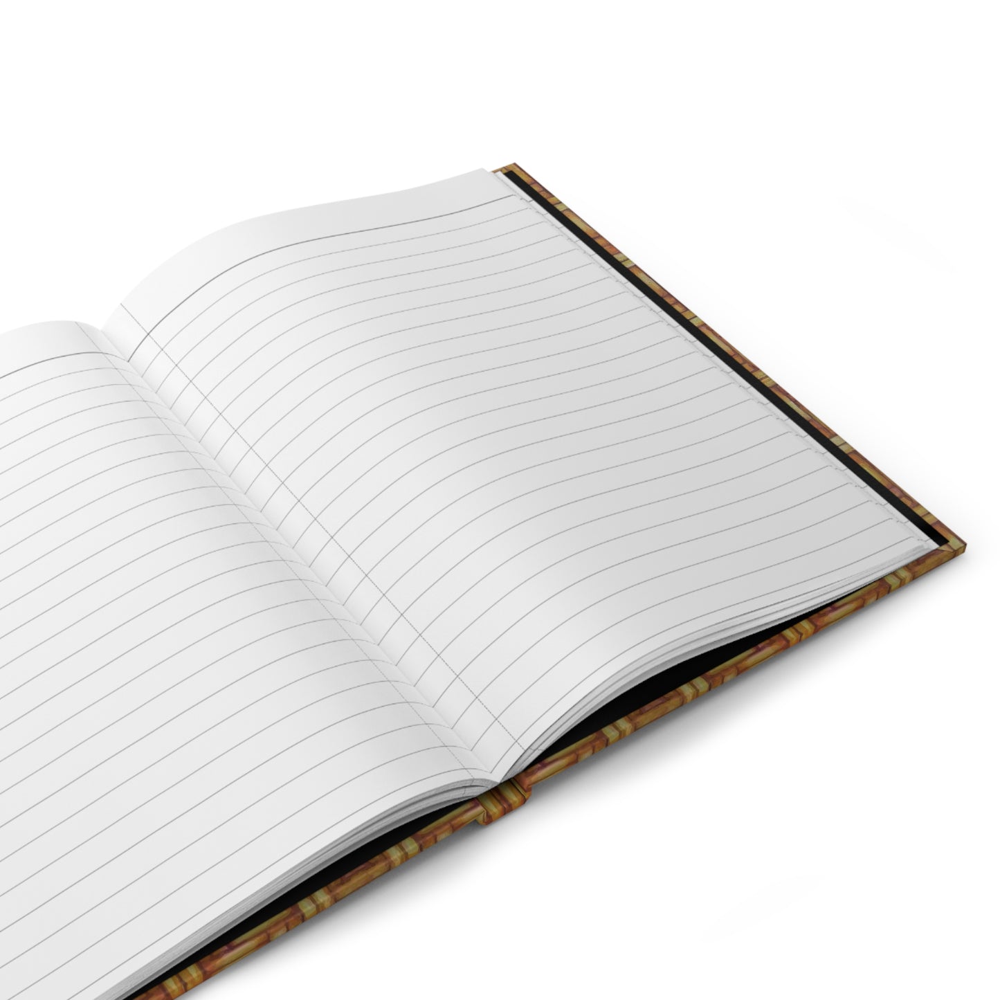 Hardcover Journal, Euchee Basketweave Design, Matte, Native American Pattern